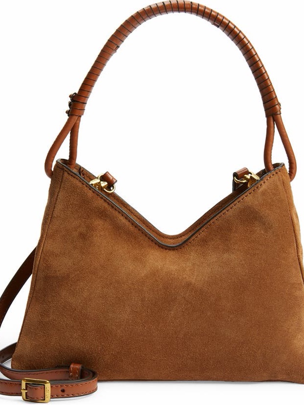 Staud Valerie Suede Shoulder Bag